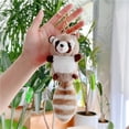 thumbnail image 1 of Wall hangs,Abaodam Raccoon Keychains Plush Stuffed Keychain Cute Soft Plush Raccoon Keychain Animal Pendant Toy Jewelry For Bag Purse, 1 of 8