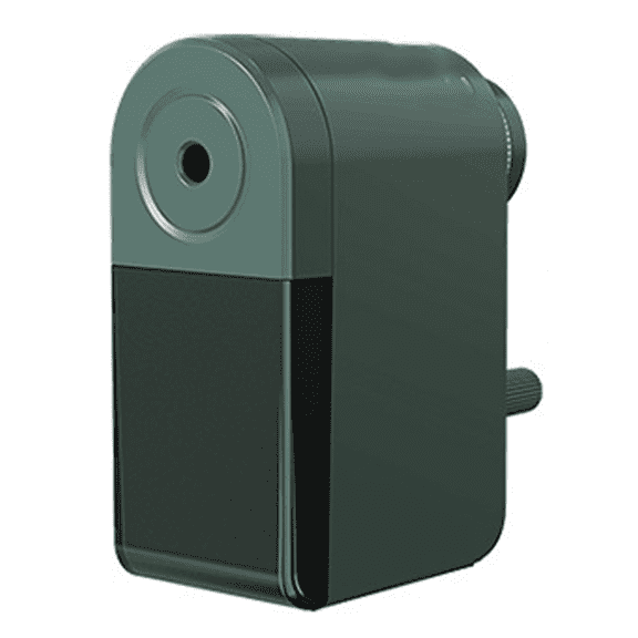 Wall industrial pencil sharpener with stronger spiral bladeGreen