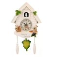 thumbnail image 1 of Wall-mounted Alarm Clock Cuckoo Pendulum Clocks For Home Living Room Art Decor, 1 of 9