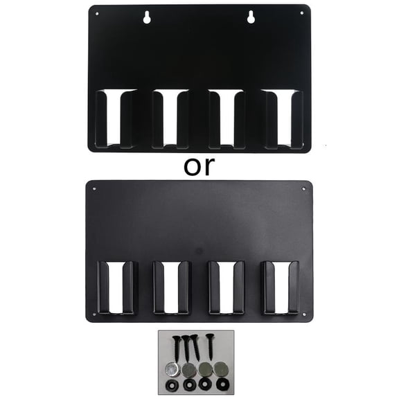 Wall-mounted Barber Trimmer Hair Clipper Storage Rack Portable Salon Accessories