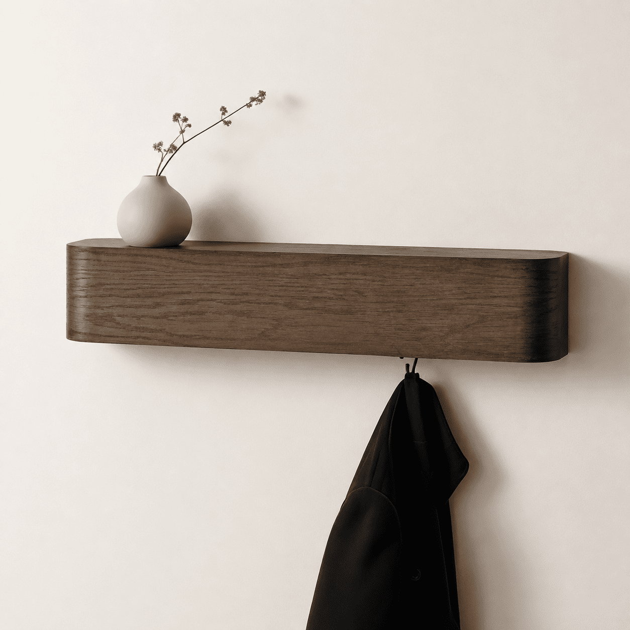 Wall-mounted Coat Rack 'toke' - Modern Design With Wall Hooks Solid ...