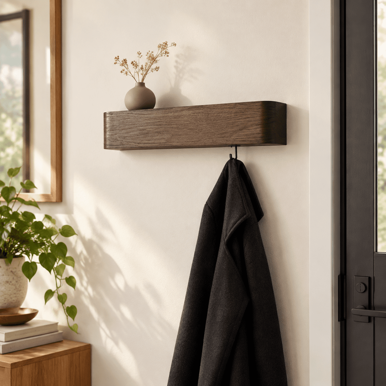 Wall Moount Rack Wall-mounted Coat Rack 'toke' - Modern Design With Wall Hooks Solid ...