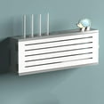 thumbnail image 1 of Wall-mounted Hole-free Set-top Box Shelf,Wifi Router Storage Boxes,Wireless Router Storage Box, Wooden Socket Cover Box, Router Shelf, 1 of 6