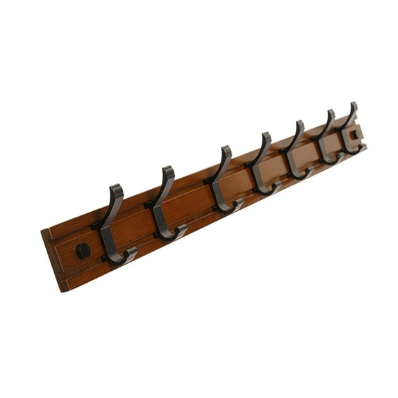 Wall-mounted Sliding Hooks Heavy Duty Coat Hooks for Hanging Clothes Coats Bathroom Kitchen Bedroom