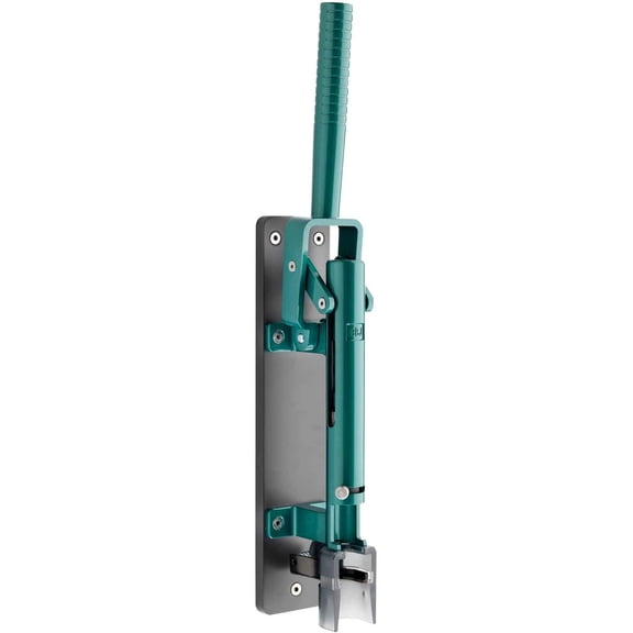 Wall-mounted corkscrew 110 LUX Emerald Green with dark grey wooden backing