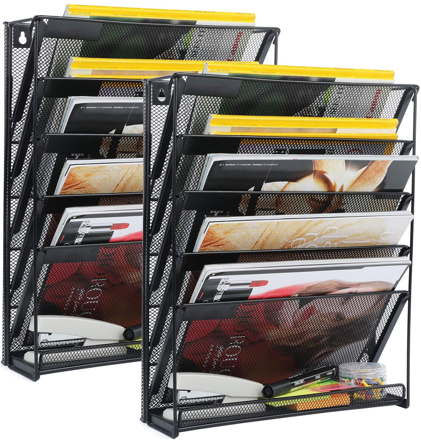 Sort Rack Wall mounted file sorting rack, wall mounted paper holder, vertical ...