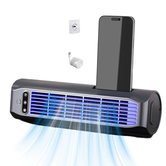 Wall-mounted tower fan, No Drilling Kitchen Bedroom Wall Fans Mounted