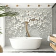 thumbnail image 1 of Abstract Wallpaper Wall Mural - Magic Magnolia, 1 of 6