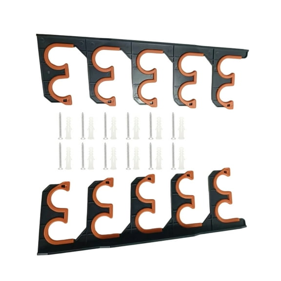 Wall or Ceiling Mounted Fishing Rod Rack Holder Storage Organizers Display Stand Fishing Rod Hanger for Garage Basement