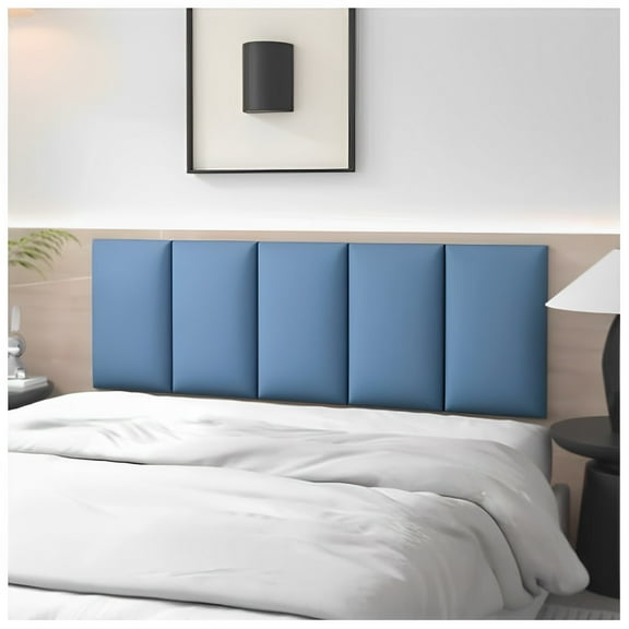 Wall panels upholstery self-adhesive, 3D wall panels headboard bed, wall cushion removable protective plate for children's room