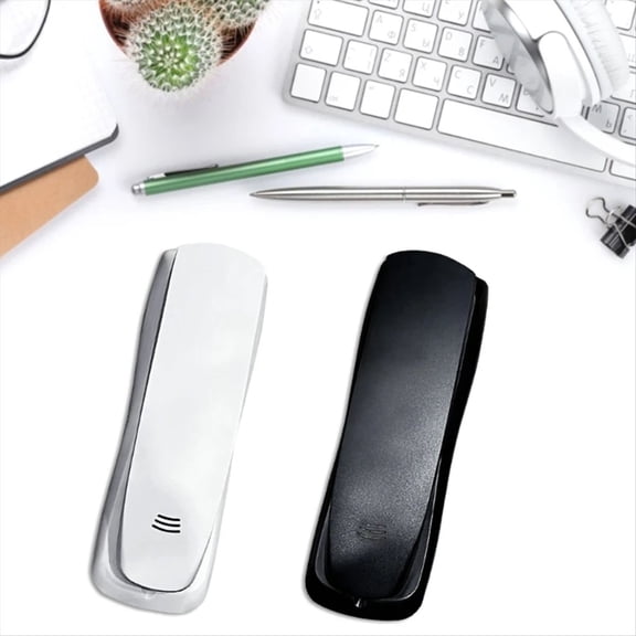 Wall phone, wired phone, landline phone, home phone, White