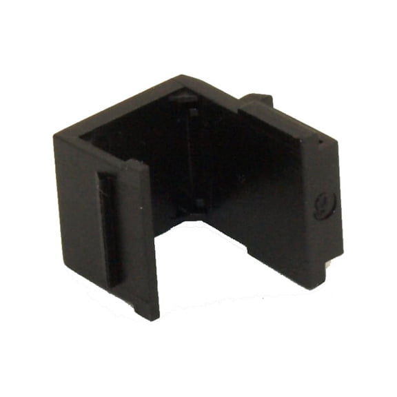 Wall plate: Keystone Jack - Blank Insert, Black