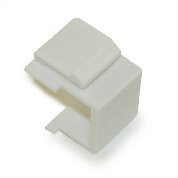Wall plate: Keystone Jack - Blank Insert, White EACH