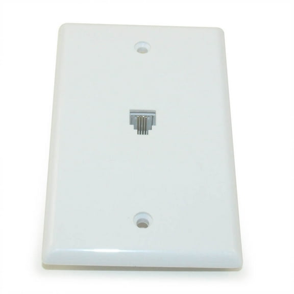 Wall plate: Standard Phone, White