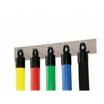 Wall rack for exercise weight bars, 5 hook for CanDo WaTE Bars ...