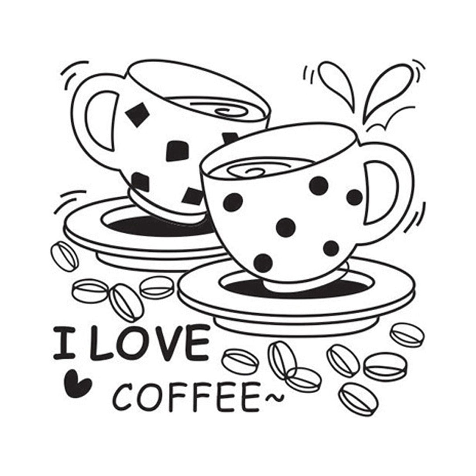 Wall stickers Sticker Living Carved Wall English Valentine's Day