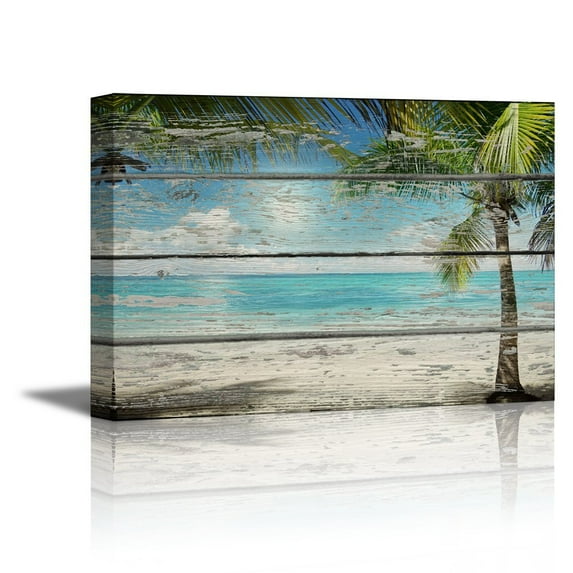 Wall26 Beach Wall Art Tropical Canvas Wall Art Seascape Prints for Living Room Bedroom Modern Home Wall Decoration, 24"x36"