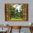thumbnail image 1 of Wall26 Beautiful Garden/Backyard View from inside a Window | Wall26 Removable Wall Sticker / Wall Mural - 24"x32", 1 of 4