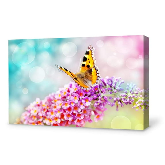 Wall26-Canvas Wall Art-Beautiful Butterfly-Giclee Painting Wall Art for Bedroom Living Room Home Decoration - 16x24 inches