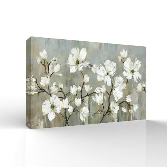 Wall26-Canvas Wall Art-Classcial Flower and Bird Painting-Giclee Painting Wall Art for Bedroom Living Room Home Decoration - 12x18 inches