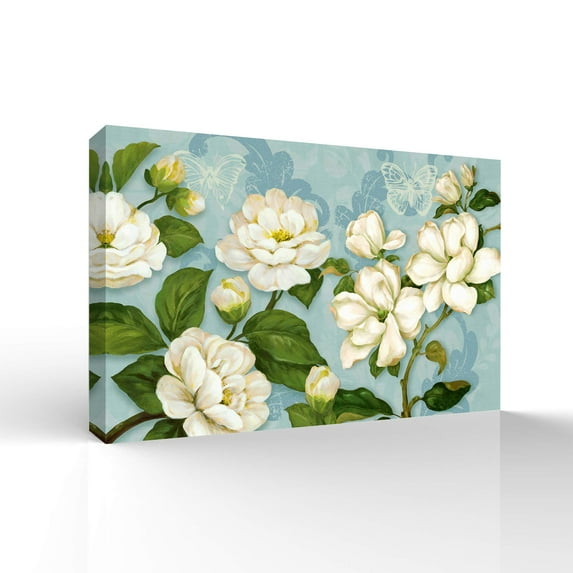 Wall26-Canvas Wall Art-Vintage Flower-Giclee Painting Wall Art for Bedroom Living Room Home Decoration - 16x24 inches