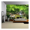 thumbnail image 1 of Wall26 Fall Forest Stream Smolny in Russian Primorye Reserve - Removable Wall Mural | Self-adhesive Large Wallpaper - 100x144 inches, 1 of 6