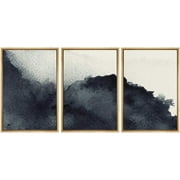 Wall26 Framed Canvas Wall Art for Living Room, Bedroom Abstract Zen Canvas Prints for Home Decoration Ready to Hanging