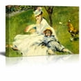 thumbnail image 1 of Wall26 Madame Monetand her Son by Pierre Auguste Renoir - Canvas Print Wall Art Famous Oil Painting Reproduction - 12" x 18", 1 of 3