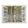 thumbnail image 1 of Wall26 Removable Wall Sticker / Wall Mural - Grove of Birch Trees with Green Leaves in Spring | Creative Window View Home Decor / Wall Decor - 24"x32", 1 of 5