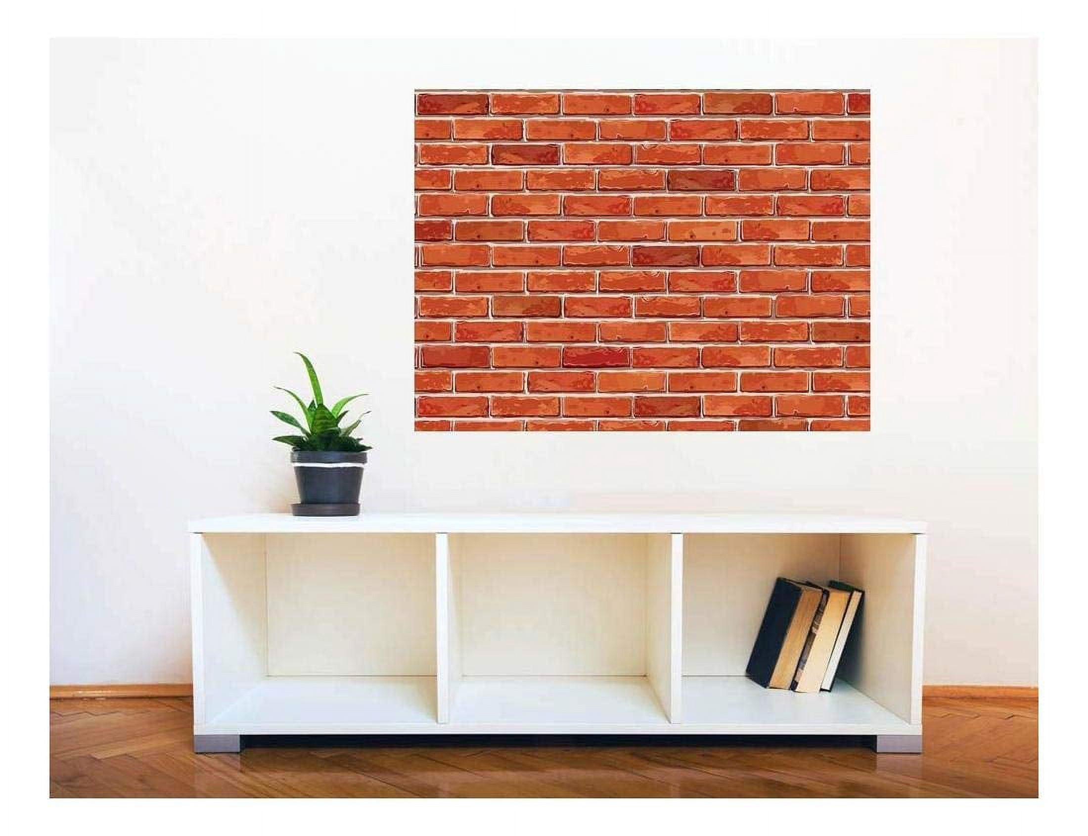 Red Wall Sticker Wall26 Removable Wall Sticker/Wall Mural - Seamless Red Brick Wall ...
