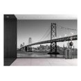 thumbnail image 1 of Wall26 San Francisco Skyline and Bay Bridge at Sunset, California USA - Removable Wall Mural | Self-Adhesive Large Wallpaper - 100x144 inches, 1 of 3