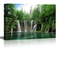 thumbnail image 1 of Wall26 Waterfall in National Park Croatia - Canvas Art Wall Decor - 32" x 48", 1 of 4