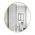 thumbnail image 1 of WallBeyond 24 Inch Aluminium Frame Round Wall Mirror for Bathroom, Bedroom, Living Room, Entrance, Vanity Mirror, Gold, 1 of 8