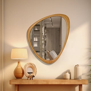  WallBeyond Asymmetrical Mirror, Irregular Wall Mirror for  Bathroom, Wall Mirrors Decorative for Bedroom Living Room Entryway Hall,  Unique Wall Mirror 25.5 H x 20 W
