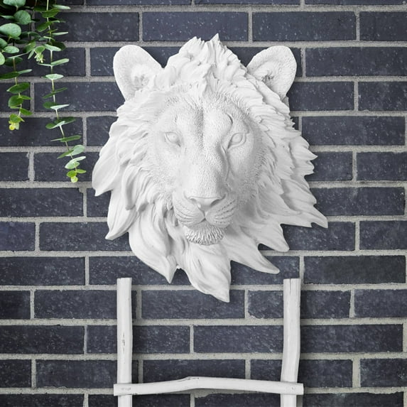 WallCharmers Wall Charmers Mini Lion Head White