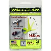 WallClaw LOC-N-LOAD Hammer-In Drywall Anchors – 25 PACK