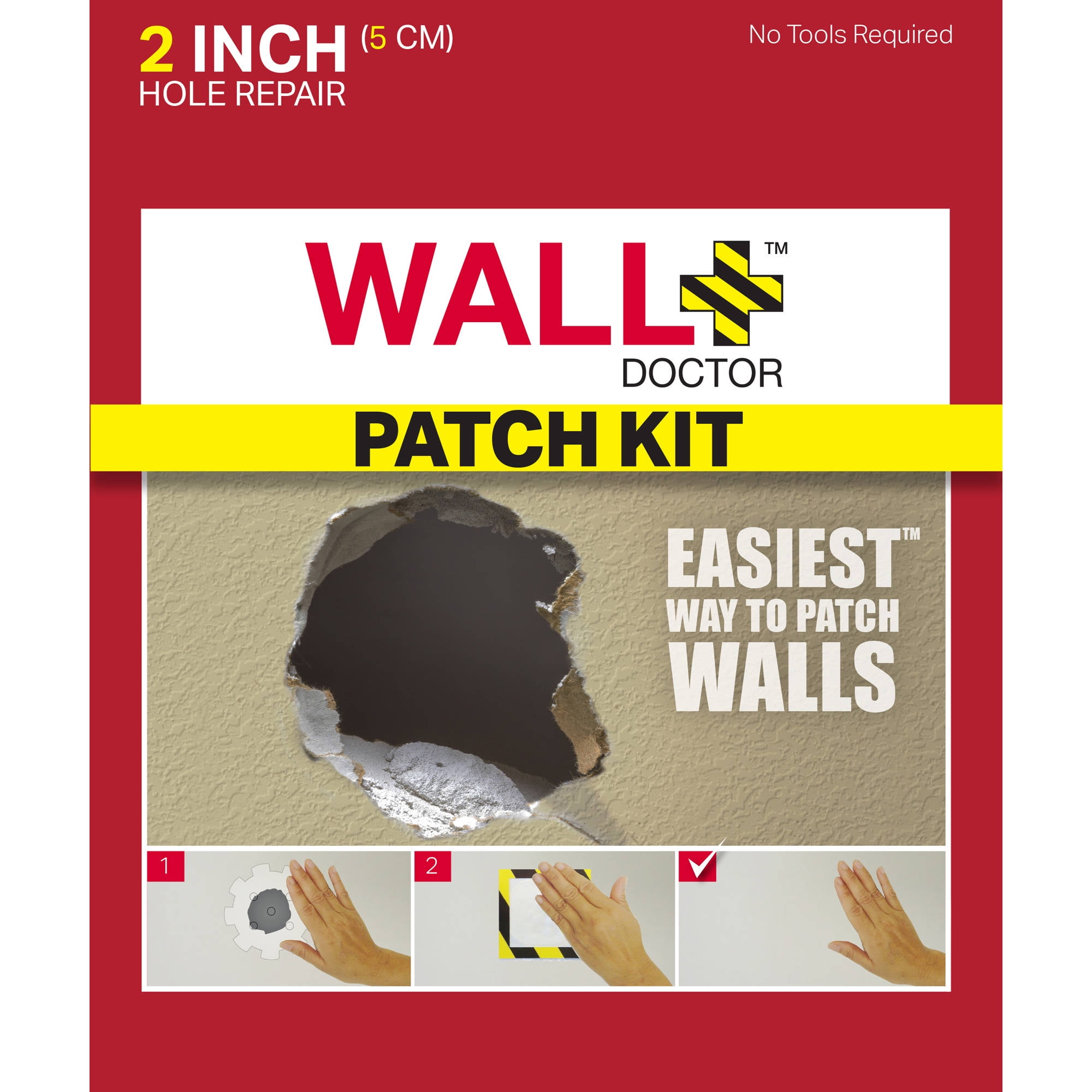 Mendyl Vinyl and Siding Repairing Kit Cover Any Crack and Holes Contractor  2 Patches 6.5 in (White) 