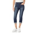 thumbnail image 1 of WallFlower Jeans For Women Flirty Curvy Crop Jeans High Rise Insta Stretch Denim 23.5” Inseam, Juniors Jeans - Alani, 5, 1 of 4
