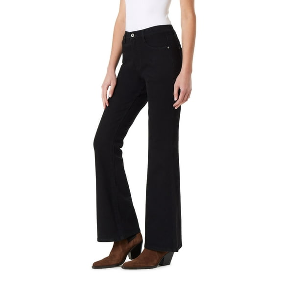 WallFlower Women's Fearless Curvy Super Flare High Rise Insta Vintage Juniors Jeans