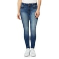 thumbnail image 1 of WallFlower Women's Flirty Curvy Skinny High-Rise Insta Stretch Juniors Jeans (Standard and Plus), 1 of 5