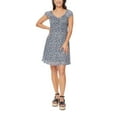 thumbnail image 1 of WallFlower Women's Juliet Printed Mesh Mini Dress, 1 of 3