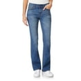 thumbnail image 1 of WallFlower Women's Legendary Bootcut Mid-Rise Insta Stretch Juniors Jeans (Standard and Plus), 1 of 6