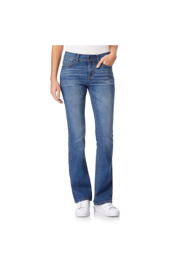 Women's Legendary Bootcut Mid-Rise Insta Stretch Juniors Jeans (Standard and Plus)