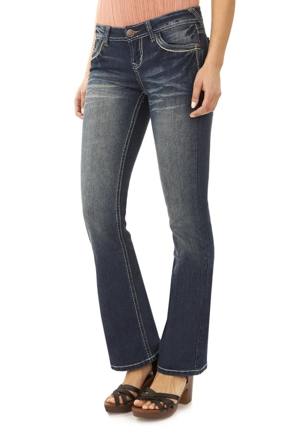 Women's Legendary Bootcut Mid-Rise Insta Stretch Juniors Jeans (Standard and Plus)
