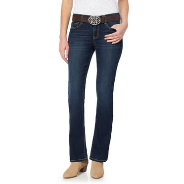 WallFlower Women's Legendary Slim Bootcut Mid-Rise Belted Insta Stretch Juniors Jeans (Standard and Plus)