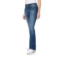 thumbnail image 1 of WallFlower Women's Luscious Curvy Bootcut Mid-Rise Insta Stretch Juniors Jeans (Standard and Plus), 1 of 4