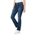 thumbnail image 1 of WallFlower Women's Luscious Curvy Bootcut Mid-Rise Insta Stretch Juniors Jeans (Standard and Plus), 1 of 5