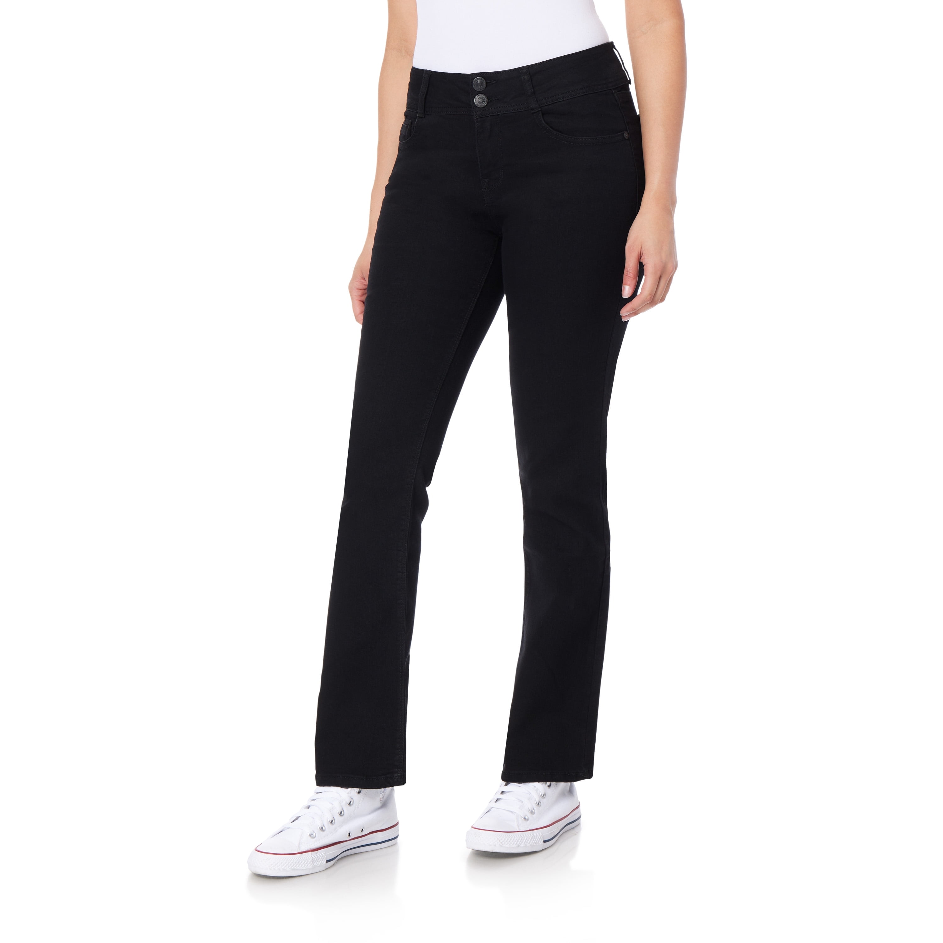 WallFlower Women's Luscious Curvy Bootcut MidRise Insta Stretch