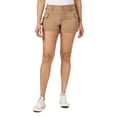 thumbnail image 1 of WallFlower Women's Luscious Curvy Twill Cargo Shorts 3" Mid-Rise Insta Stretch Juniors, 1 of 4