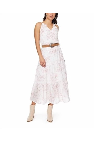 pink dresses semi formal Tea-Length Strapless A-Line Semi-Formal Dress in Pink Dusty Rose / 4